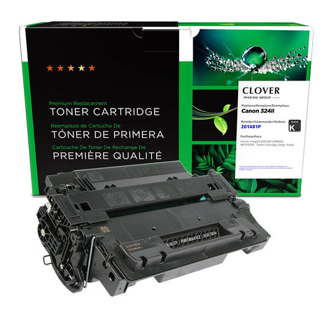 Clover Remanufactured Toner Cartridge Replacement for Canon 324II High Yield | Black