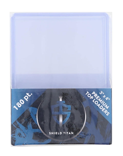 Shield Titan Trading Card 3x4 Inch Top Loader | 180 Point | 5 ct