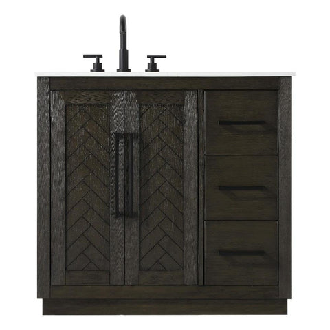 Chase Bathroom Vanity Chocolate Oak