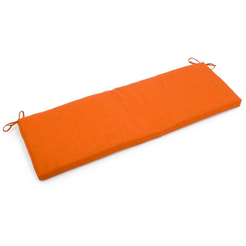 Blazing Needles Outdoor Bench Cushion, 60" x 19", Tangerine Dream 1 Count