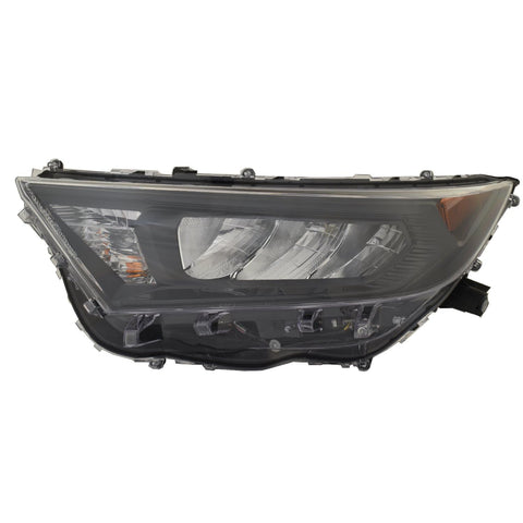 ACK For Toyota RAV4 19-21 Headlight LE JPN Built BLK Bezel without Adaptive HEADLamps Driver Side CAPA | DOT Certified 8117042821 | TO2518200C