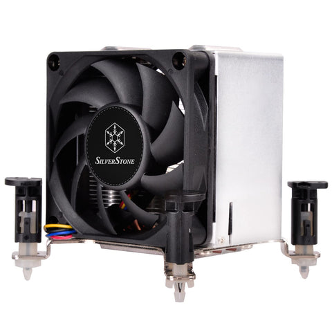 SilverStone Technology AR10-115XP 3U Rackmount Server/Small Form Factor Intel CPU Cooler with Push Pin Design, SST-AR10-115XP