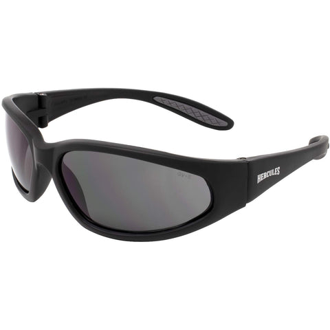 Global Vision Hercules Motorcycle Sunglasses Riding Glasses Anti-fog & ANSI Safety Rated Black Frame