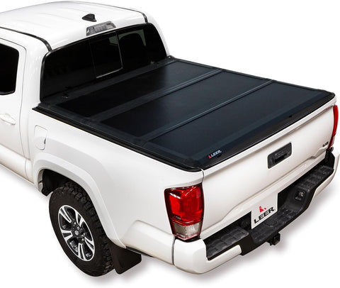 LEER HF350M 3-Panel Folding Tonneau Cover, Fits 2016-2023 Toyota Tacoma with 6'2" Truck Bed