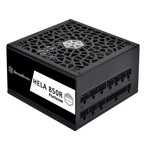 SilverStone Technology HELA 850R Platinum Cybenetics Platinum 850W PCIe 5.0 Fully Modular ATX 3.0 Power Supply with A+ Noise Rating (18dBA Average), SST-HA850R-PM