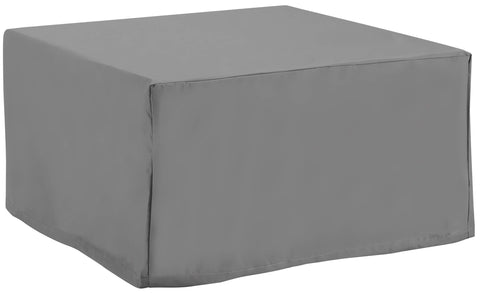 Square Outdoor Coffee Table And Ottoman Furniture Cover Gray