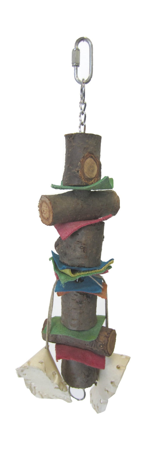 YML Rawhide Parrot Bird Toy