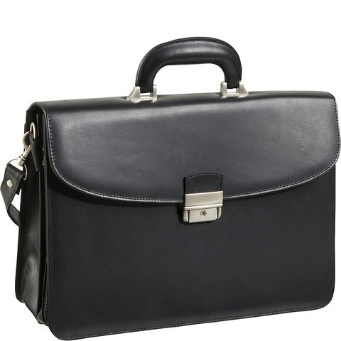 APC Functional Leather Executive Briefcase - Black (#2850-0)