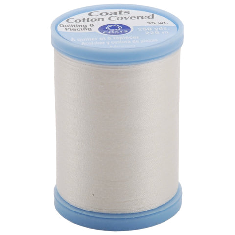 Coats & Clark Inc. Coats & Clark S925-150 Cotton Covered Quilting and Piecing Thread, 250-Yard, Winter White
