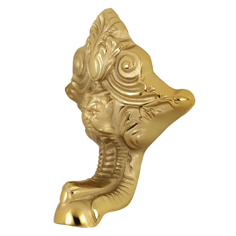 Kingston Brass VCTNL2 Aqua Eden Tub Feet, Polished Brass, 13.38 x 10.63 x 5.69