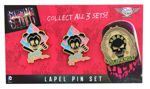QMx Suicide Squad Lapel Pins Set 3