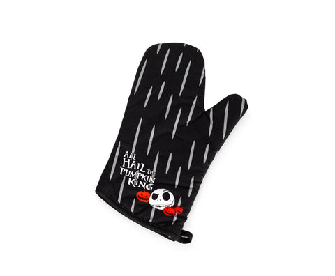 Disney The Nightmare Before Christmas Jack Skellington Kitchen Oven Mitt Pot Holder | Thick Heat Resistant Gloves For Cooking, Baking, BBQ | Disney Kitchen Accessories, Housewarming Gifts