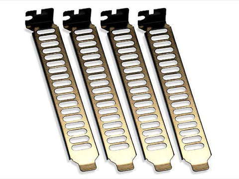Easy to install Improves cooling performance for any case Maximum venting Nickel-coated black 4 pcs