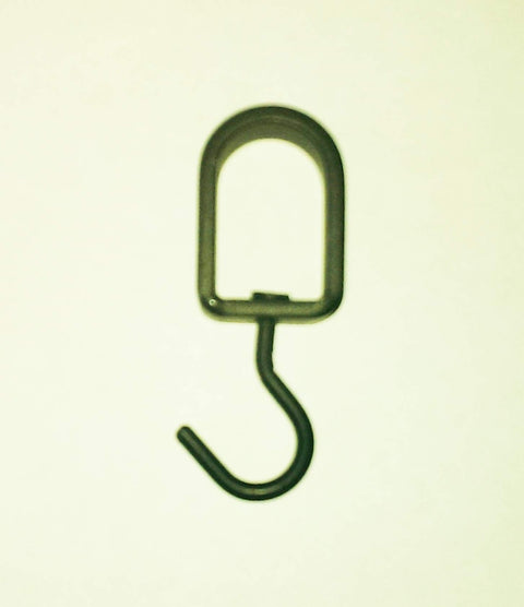 Village Wrought Iron S 2.5 Inch Swivel, Black