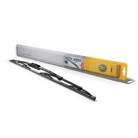 Hella Oe Quality 24 Inch All Seasons Streak-Free Rubber Standard Wiper Blade (Single Blade) fits select BMW Chevrolet Chrysler Dodge Ford GMC Hyundai Mazda Nissan Ram Toyota Volkswagen / 9XW398114024