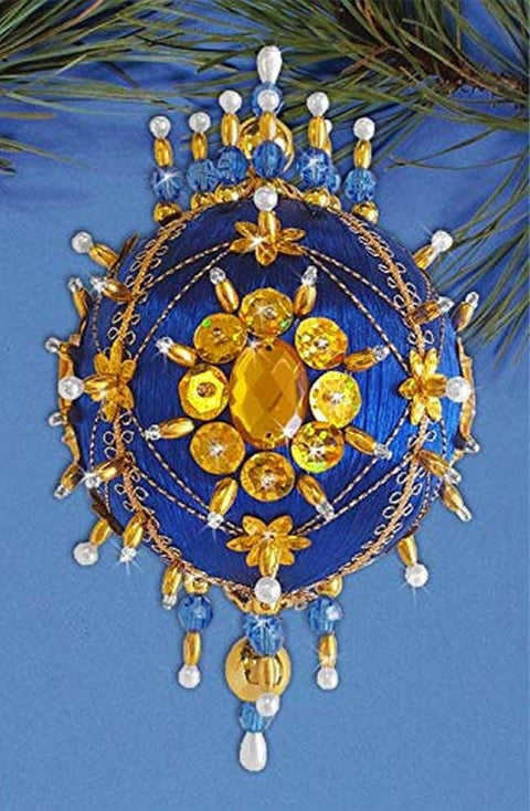 Design Works Crafts Satin Ornament Kit with Fully Illustrated Instructions, 5-inch Height
