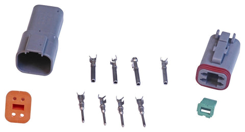 MSD 8181 4-Pin Deutsch Connector, 16 Gauge