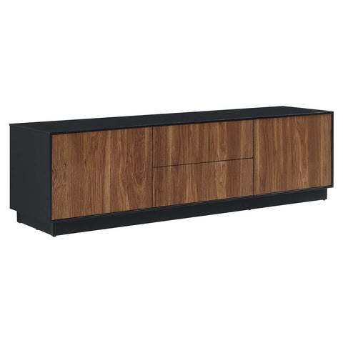 Modway EEI-6598-BLK-WAL Holden 63” TV Stand, Black Walnut