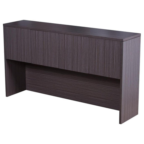 Oakestry 66-Inch Four Door Hutch Driftwood Storage Cabinet for Office and Home Use Stylish Ample Storage Space Versatile Display Solution for Living Room Office and Dining Area
