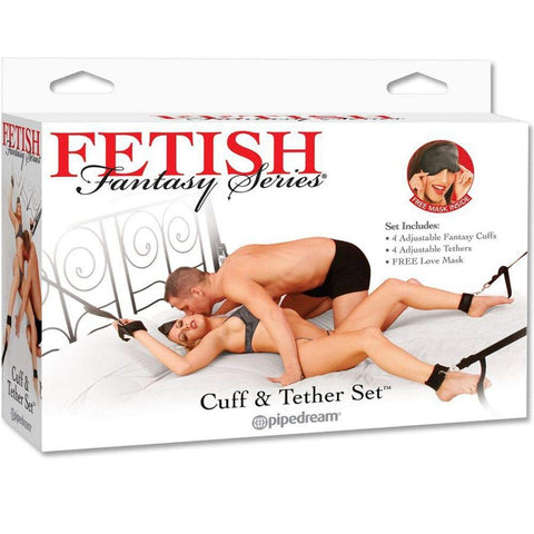 Pipedream Fetish Fantasy Cuff and Tether Set