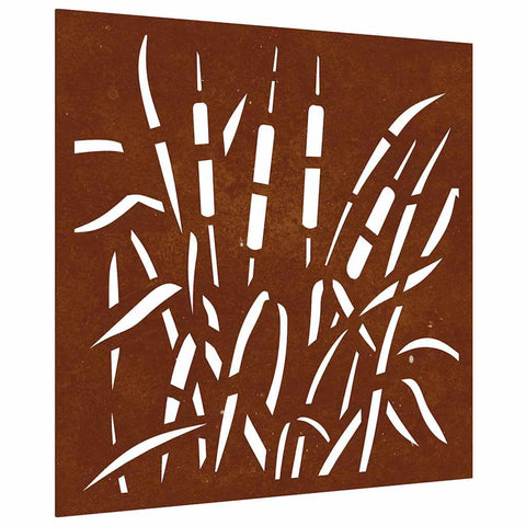 vidaXL Garden Wall Decoration Rusty Corten steel Medium