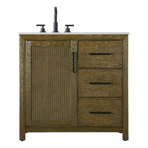Alina Bathroom Vanity Hazel Oak