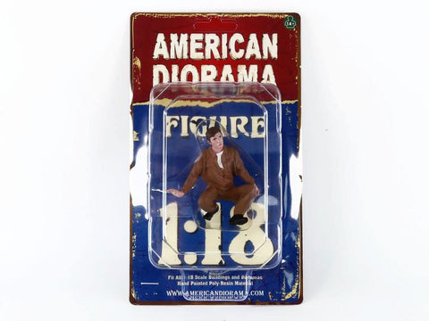American Diorama Race Day 1" Figurine IV for 1/18 Scale Models