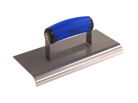 Bon 62-456 9-Inch by 4-Inch Stainless Steel Concrete Sidewalk Edger with 3/4-Inch Radius and 3/4-Inch Deep Comfort Grip Handle