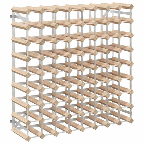 vidaXL Countertop Wine Rack, Wine Bottle Holder for 72 Bottles, Wine Storage, Wine Bottle Organizer for Living Room Kitchen Pantry, Solid Pinewood