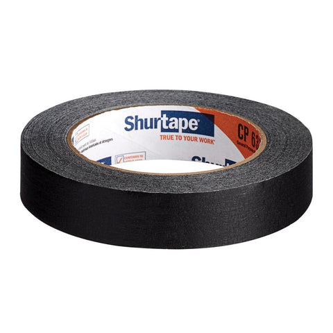 Shurtape Colored Masking Tape (CP-631): 3/4 in. x 60 yds. (Black)