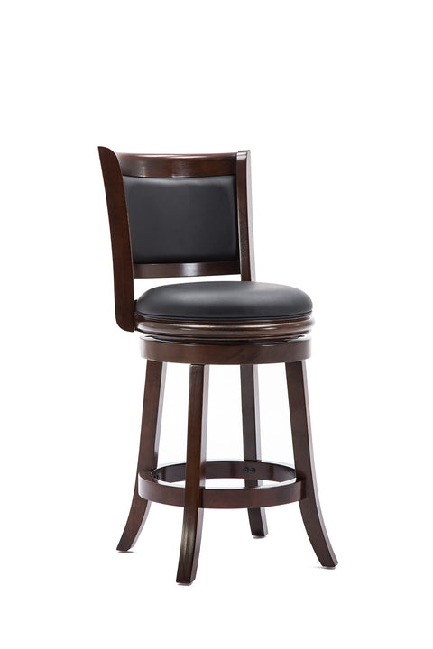 24 Augusta Swivel Stool` Cappuccino