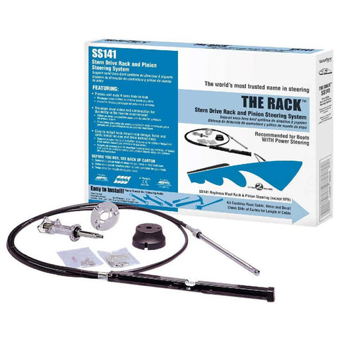 Dometic Seastar SS14116 Back Mount Rack Steering System, 16 feet