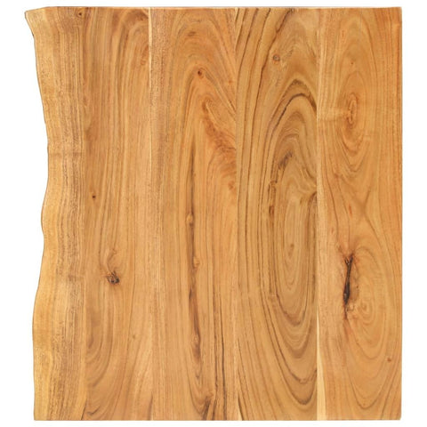 vidaXL Solid Wood Acacia Bathroom Vanity Top Worktop Washing Table Plate Floating Countertop Sink Console Wooden Home Interior 31.5"
