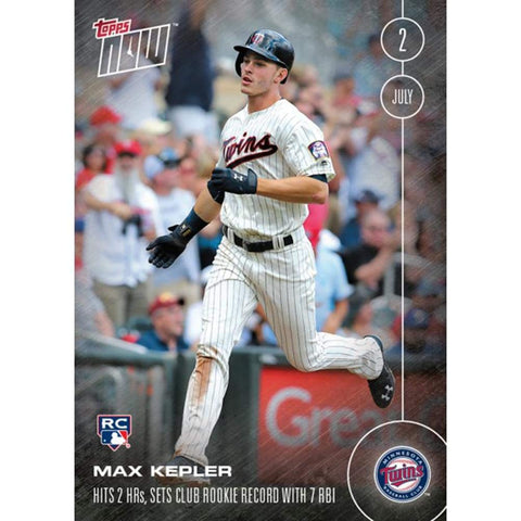 MLB Minnesota Twins Max Kepler (RC) #203 2016 Topps Now Trading Card