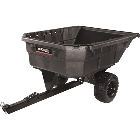 Ohio Steel 4048P-SD Poly Swivel Dump Cart, 15 cu.ft., 1200 lb Load Capacity