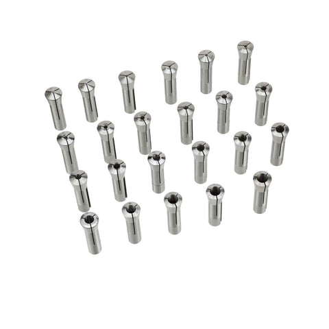HHIP 3900-0009 23 Piece R8 Collet Set (1/16-3/4 Inch By 32NDS)