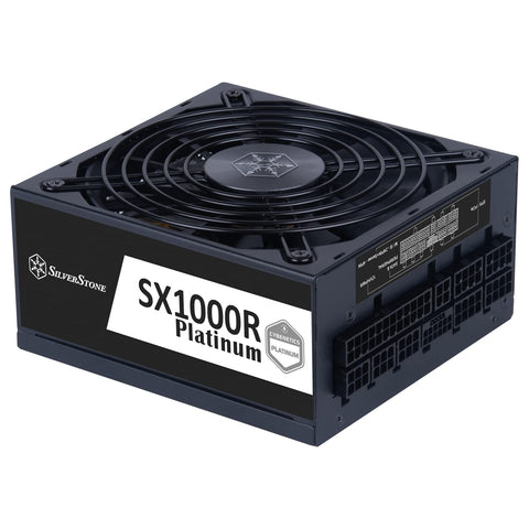 Silverstone Technology SX1000R Platinum Cybenetics Platinum 1000W SFX12V 4.0 & PCIe 5.0 Fully Modular SFX-L Power Supply, SST-SX1000R-PL