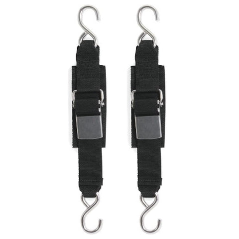 BoatBuckle Stainless Steel Kwik-Lok Transom Tie-Down, 2-Inch x 2-Feet