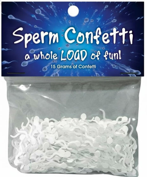 Kheper Games Sperm Confetti – 3.94 inch, Mylar, White
