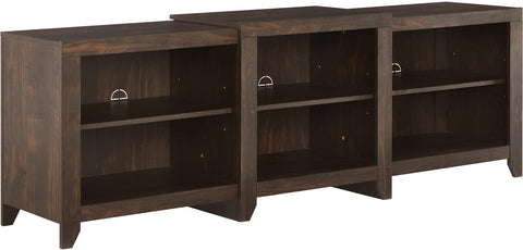 Ronin Low Profile Tv Stand For 75+ Inch Tv Dark Walnut