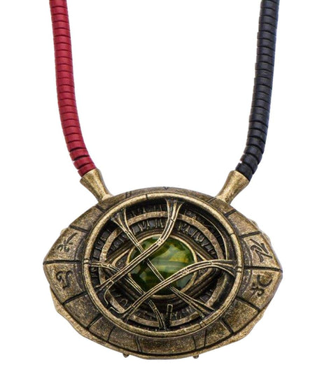 Marvel’s Doctor Strange Eye of Agamotto Replica Necklace | Officially Licensed Marvel Collectible Prop | Premium Quality Movie Replicas | Superhero Accessory Perfect for Cosplay, Costumes, Halloween