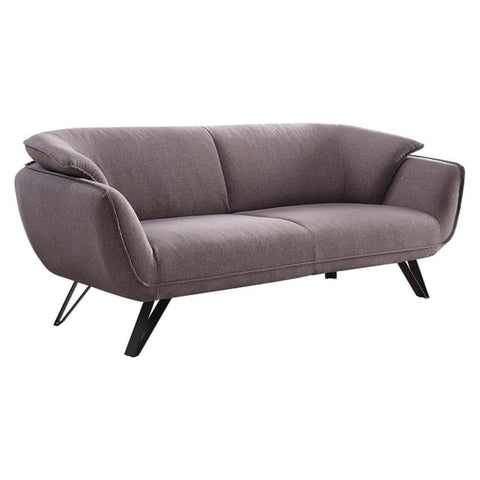 Oakestry Dalya Upholstered Wooden Frame Sofa Gray Comfortable Durable Modern Contemporary Living Room Furniture Premium Cushion Support Stylish Transitional Design Neutral Upholstered Seating