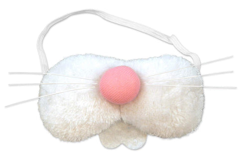 Beistle Plush Bunny Nose Costume Accessory – White Faux Fur with Pink Nose, Teeth, Whiskers and Elastic Band, Animal Prop for Easter, Mascot Costumes, Spring Events, and Holiday Photo Booths, 5¾"