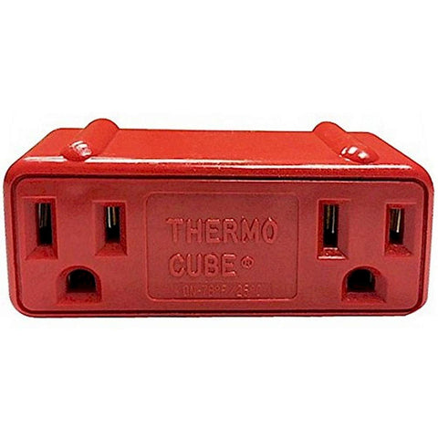 Farm Innovators TC-21 Thermo Cube Warm Weather Automatic Thermostatically Controlled Double Outlet with 78 Degree Fahrenheit Auto On/Off