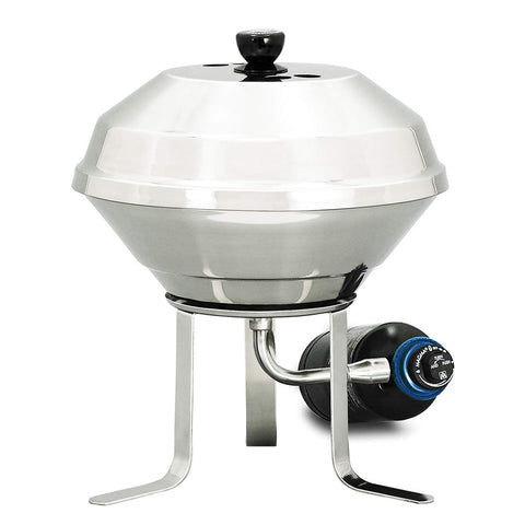 Magma A10-650 On-Shore Stand Mount for Marine Kettle Grills - Portable Folding Table Top Legs for Beach, Patio, Tailgating, Camping, RV and Deck Use - Stainless Steel Construction