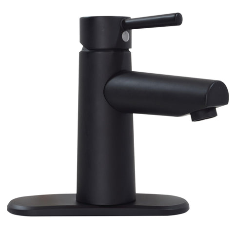 VALTERRA PF232703 Premium Single Handle Vessel Lavatory - Matte Black