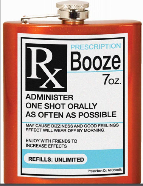 Spoontiques 15641 Prescription Flask, Orange
