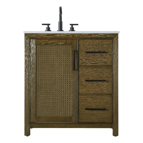 Alina Bathroom Vanity Hazel Oak