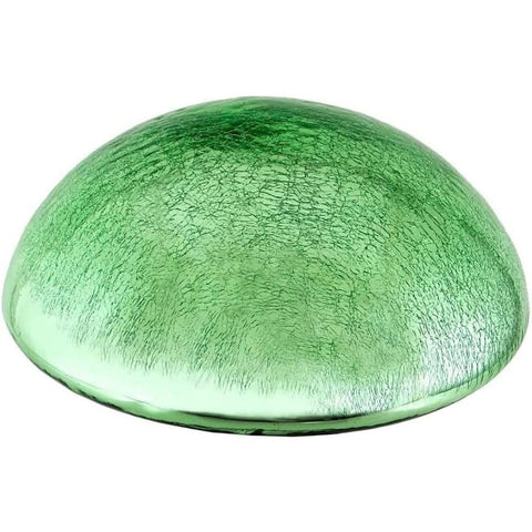 Oakestry Glass Toadstool Mushroom Gazing Ball Light Green Decorative Garden Ornament for Outdoor Lawn Yard and Patio Decor Unique Mushroom Design for Whimsical Garden Accent