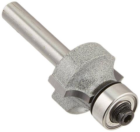 Vermont American 23131 3/16-Inch Radius Carbide Tipped Roundover and Bead Router Bit, 2-Inch Ball Bearing 2-Flute 1/4-Inch Shank